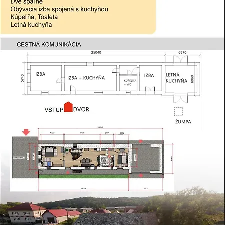 Biely Domcek So Zahradou V Malej Obci Holiday home